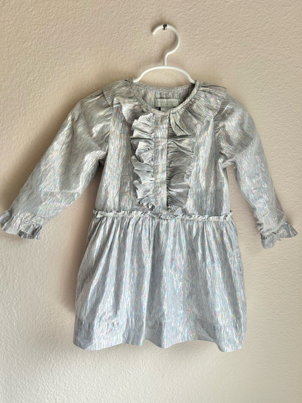 Stella McCartney Kids Metallic-Stripe Dress